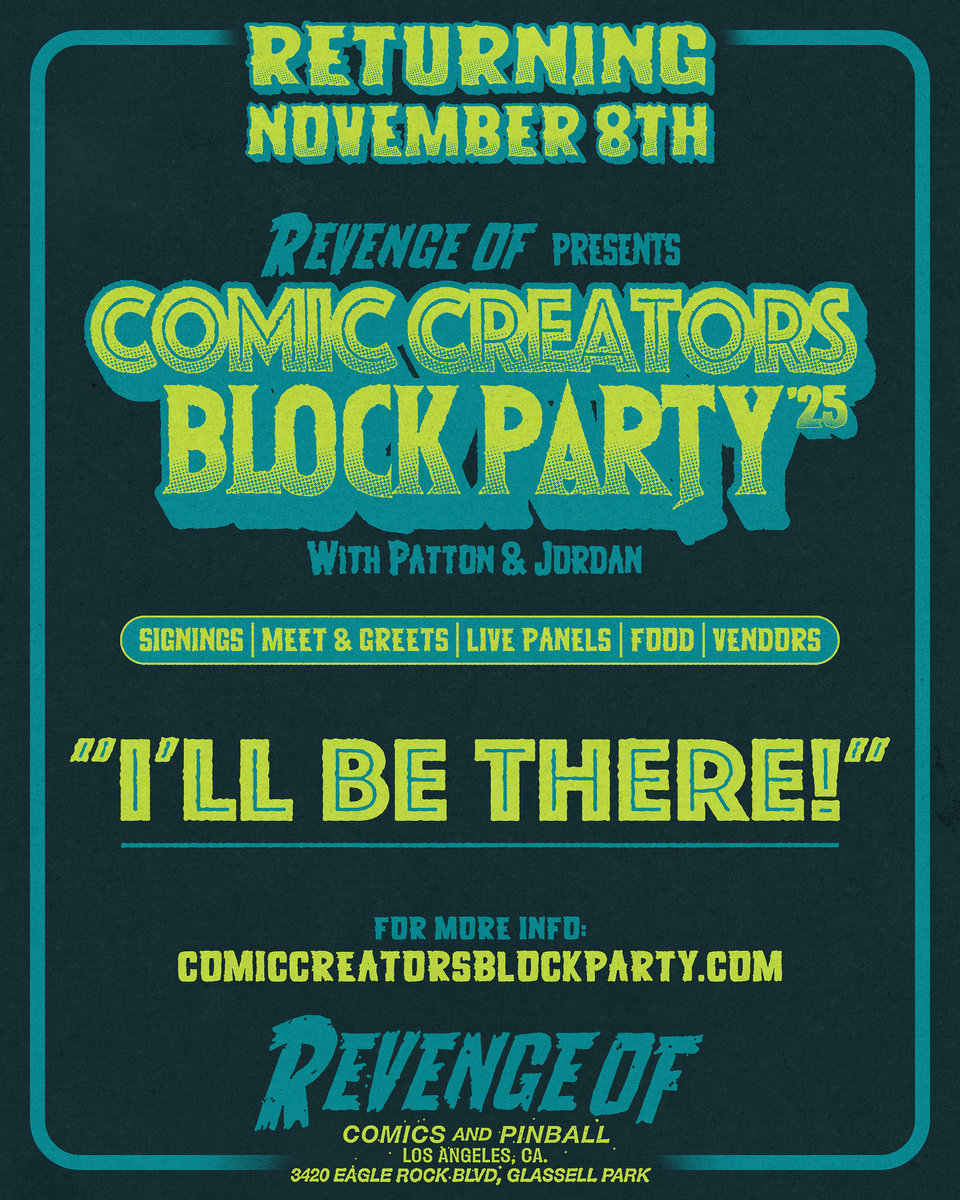 Reveng of comic book block party with patton and jordan