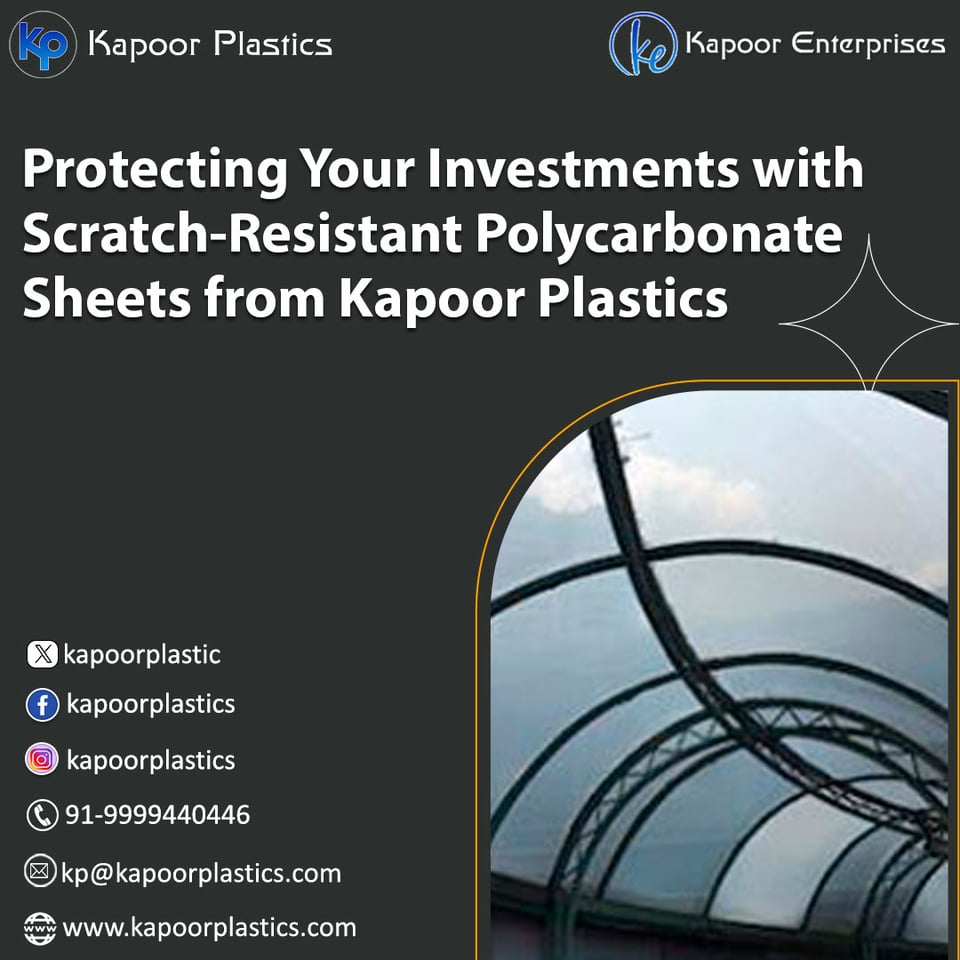scratch-proof polycarbonate sheets