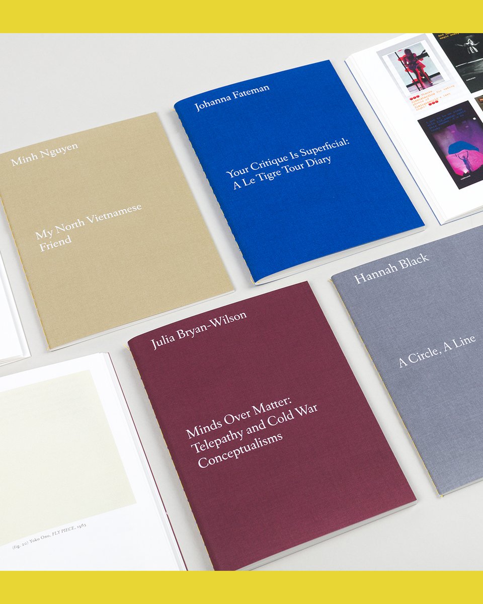 The four covers of the pamphlets in Cookie Jar 2, a series published by the Warhol Foundation Arts Writers Grant.