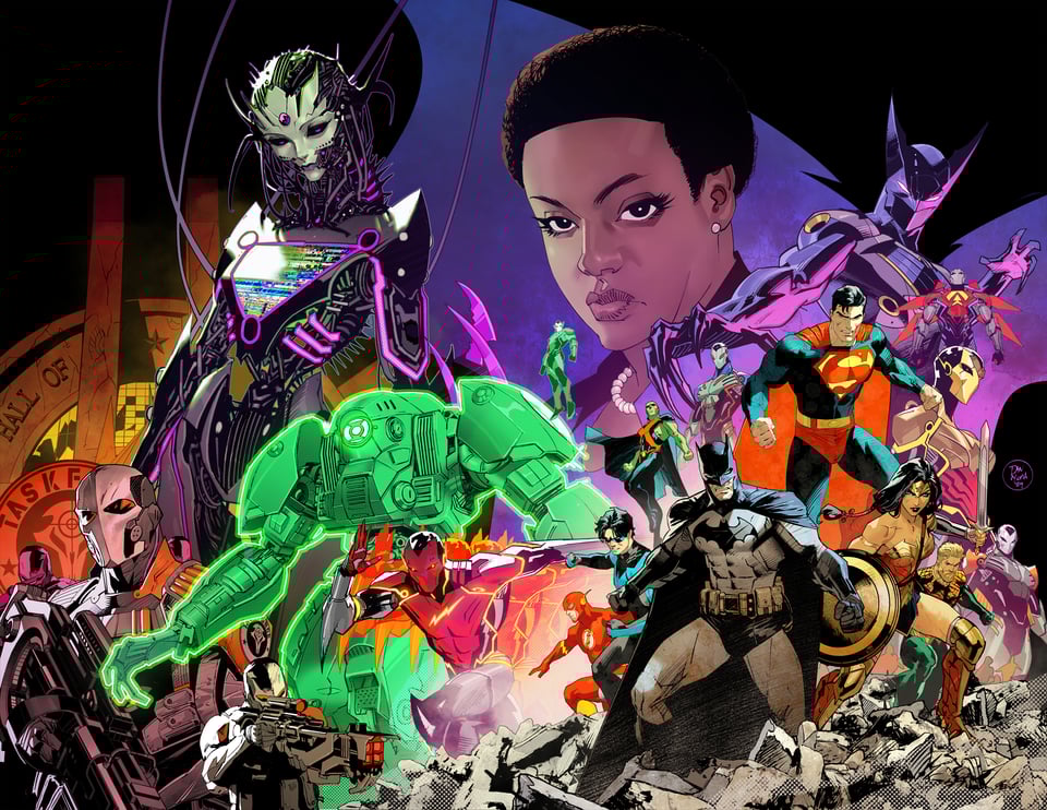 The cover for Absolute Power #1 by Dan Mora.