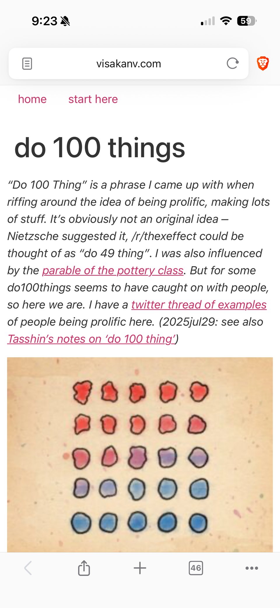 image.png|Do 100 things screenshot