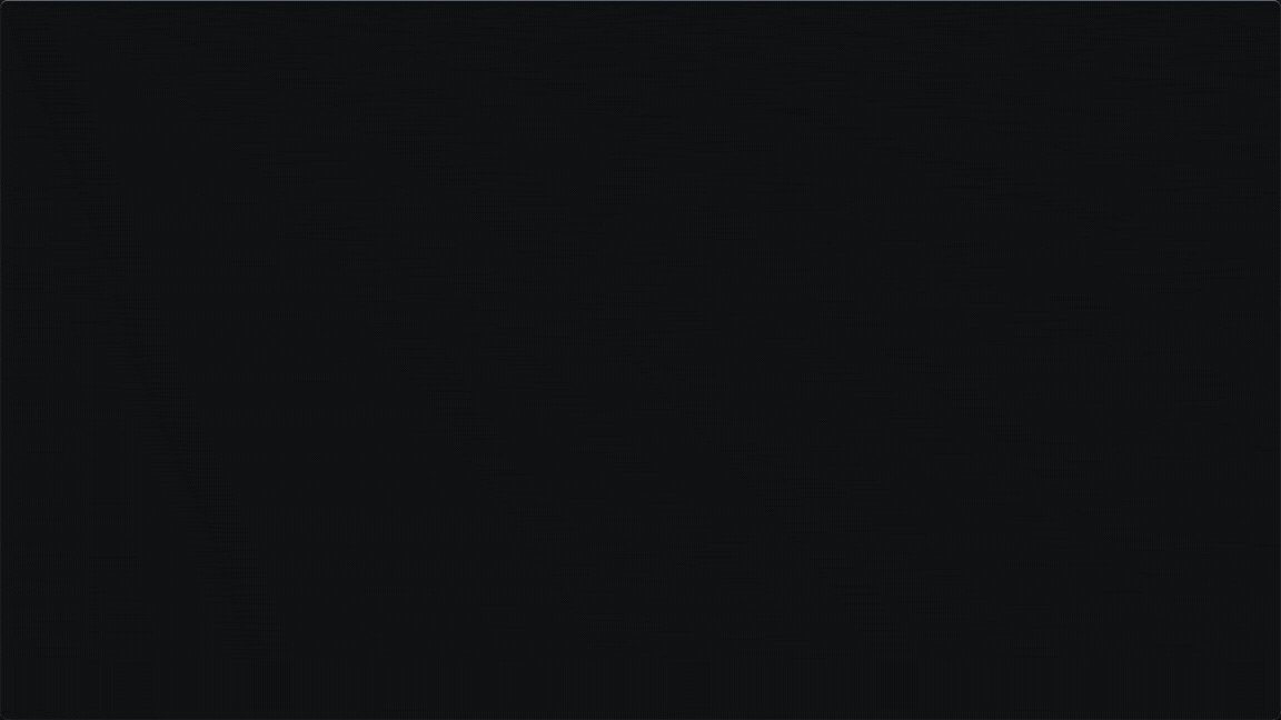 Animated GIF, showing a red icon moving across the screen and disappearing behind a mountain icon, followed by a red flash that fades.