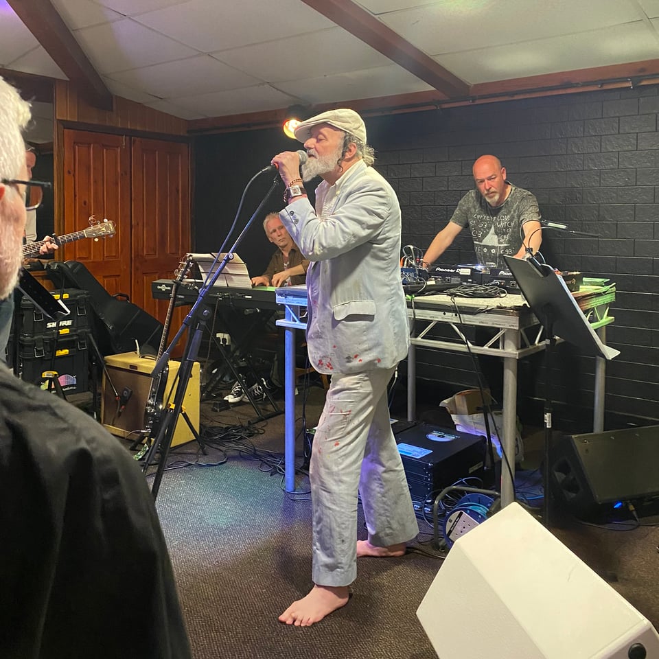 Current 93, onstage (and barefoot)