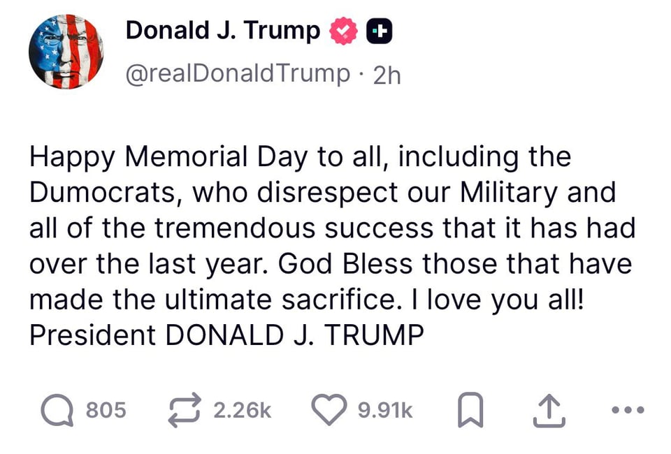 Remembering Trump’s disrepect.