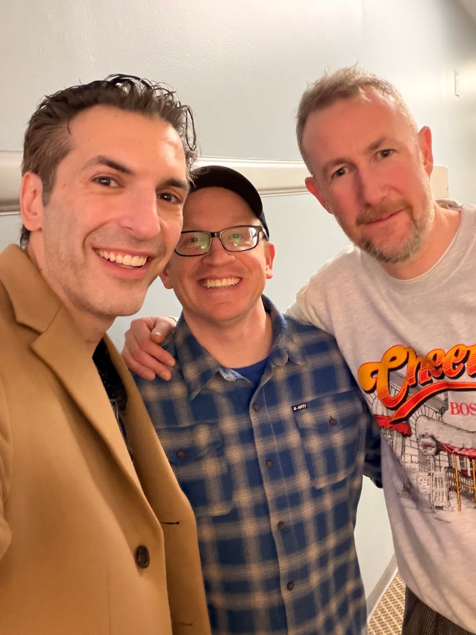Three guys: Me, Chris Gethard, Alex Horne