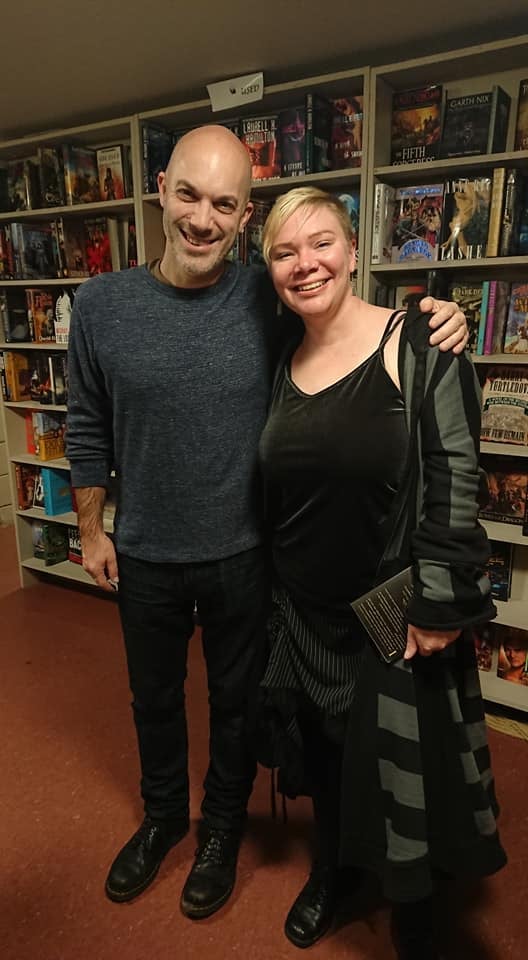 Kate and Derek grinning like they couldn't grin harder.