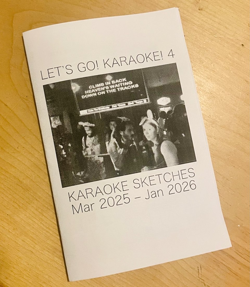 Karaoke Sketches #4 zine