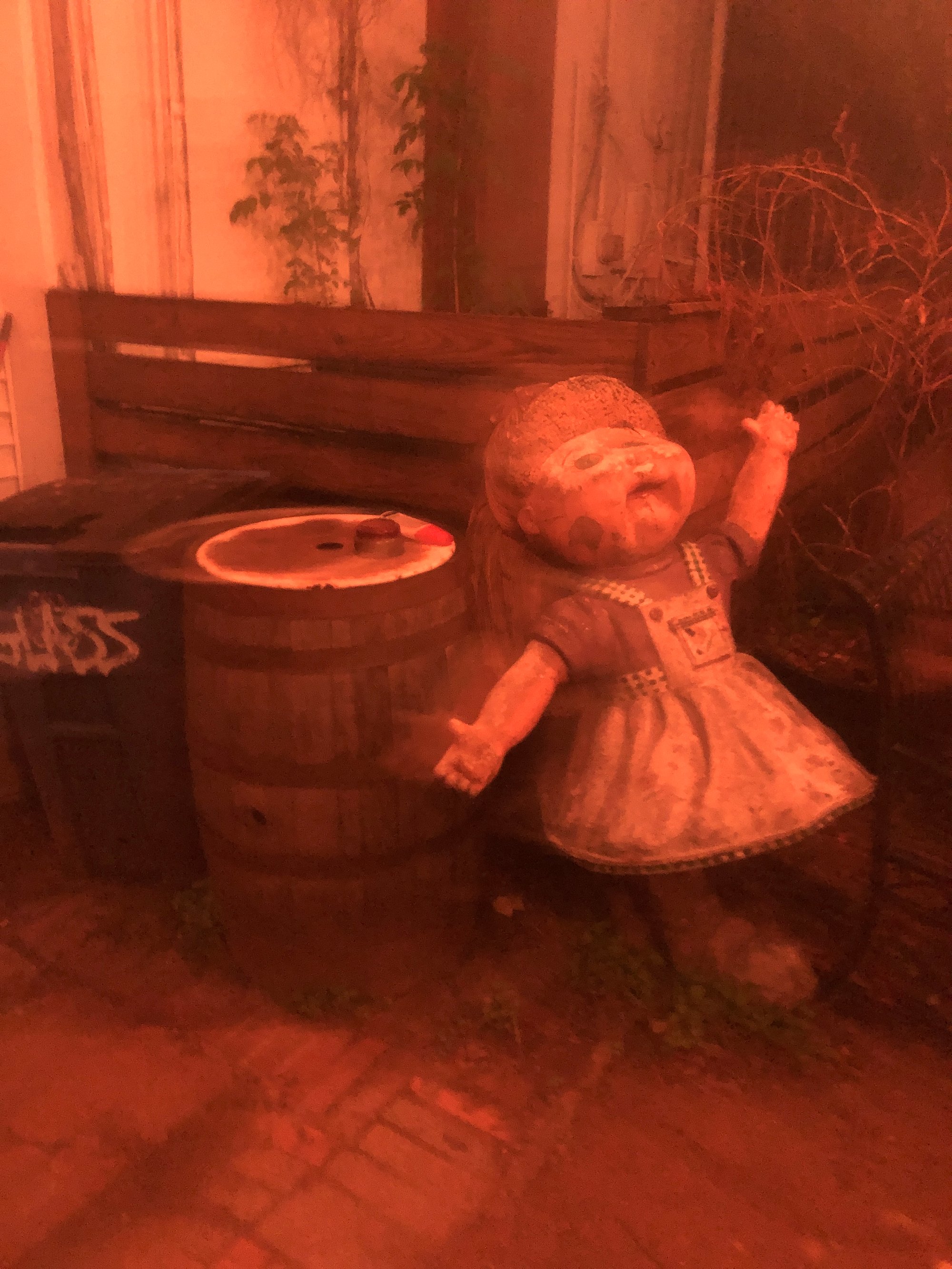 creepy cabbage patch lifesized doll 