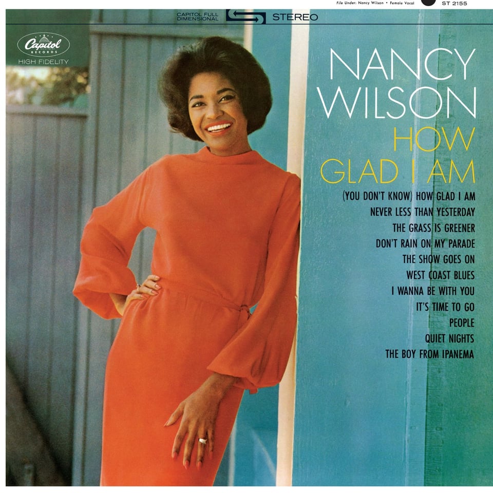 Album art of Nancy Wilson’s How Glad I am 