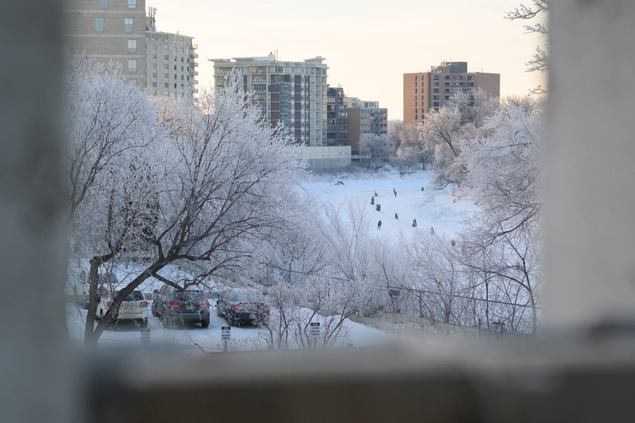 04 - Sunrise on the Assiniboine river trail