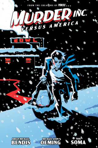 cover art for murder Inc by Brian Michael bendis