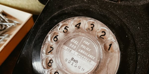 An old school phone