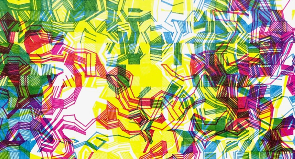 A cropped section of a piece of art made with a pen plotter, I am sorry, I cannot reasonably describe this art in the available space.