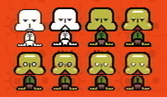 A character design sheet for Paul's player character