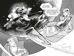 Black and white comics page