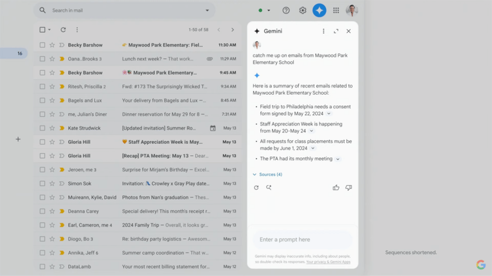Gemini in Gmail