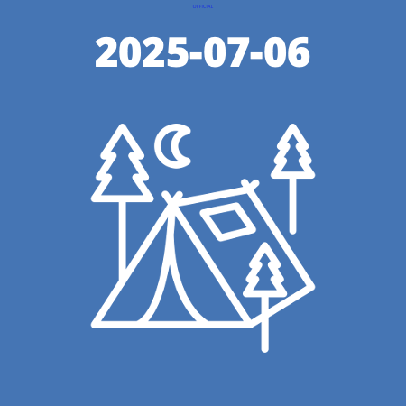 Icon of a tent in a wood