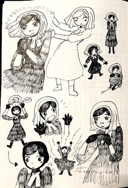 before work doodles 2