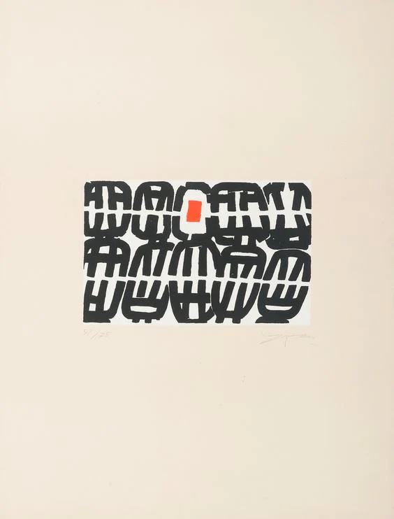 Japanese textile print