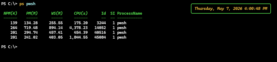 Console clock
