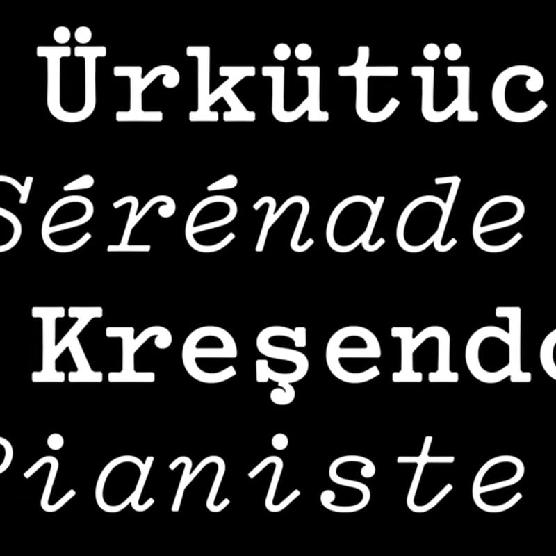 Nocturne, by Martin Pasquier and Yorgo Tloupas, Yota Fonts. Made with Font Proofer.