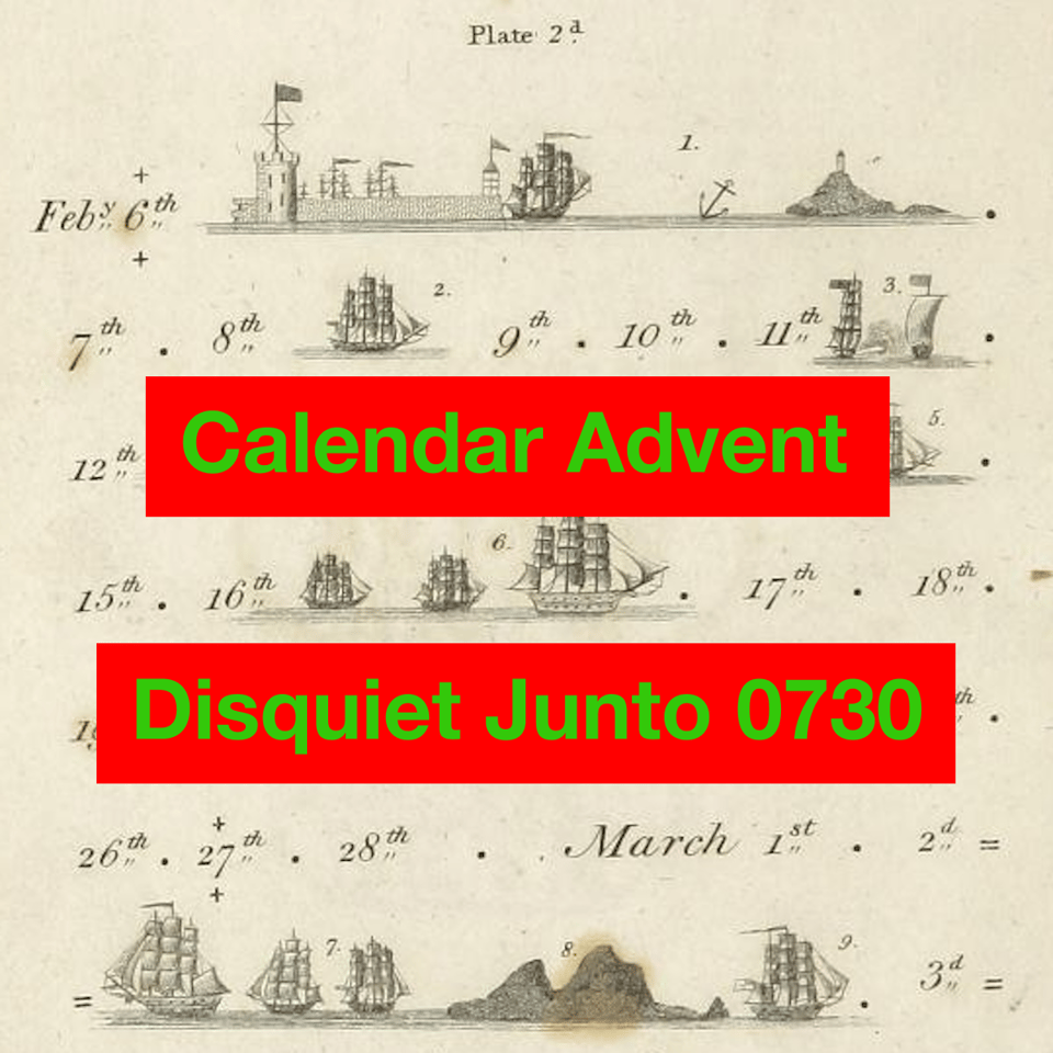 This shows an image of a very old calendar, plus the name and number of the project