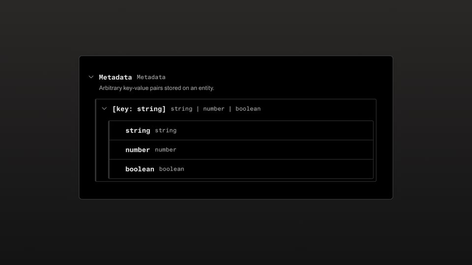 A screenshot showing the metadata.