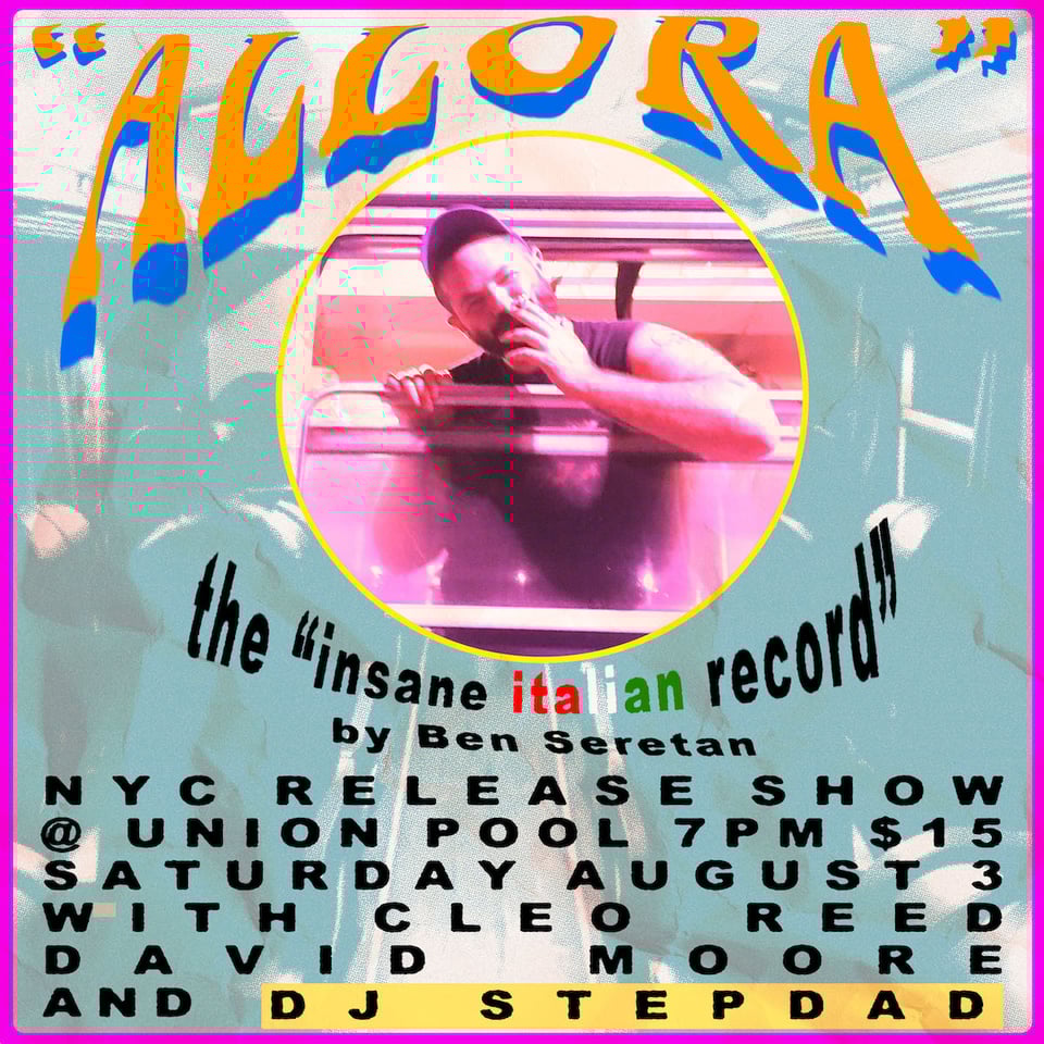 flyer for the Union Pool gig