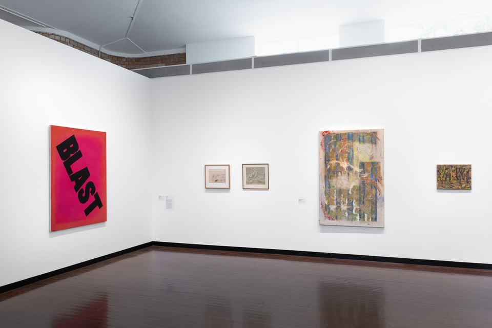 BLAST/BLESS installation view by David Paterson