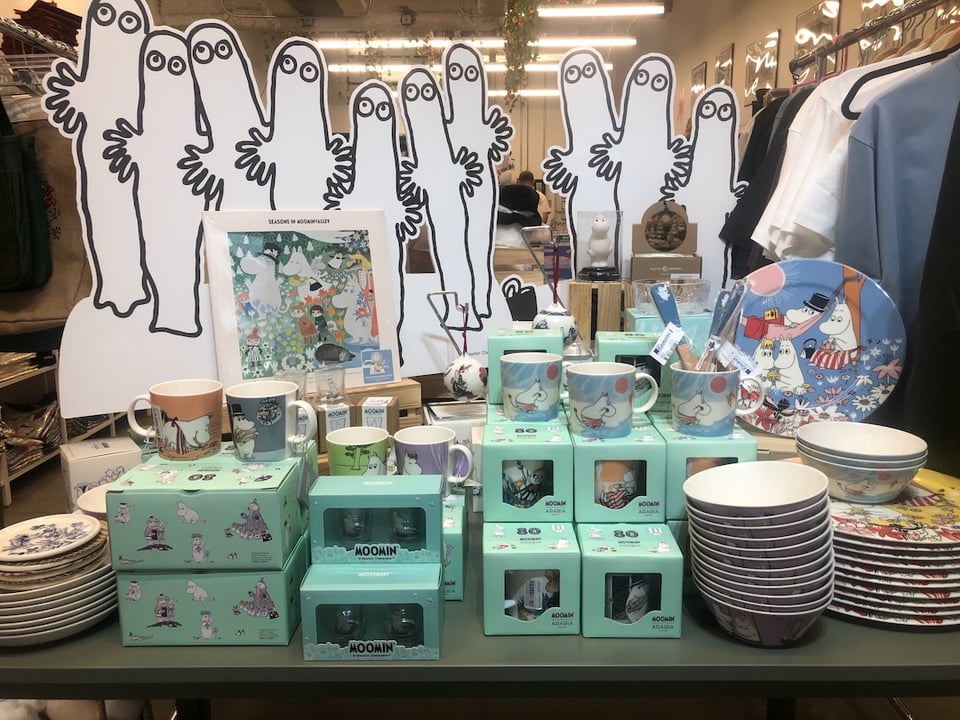 Photo of Moomin pop up at The Bloc by Liz Ohanesian