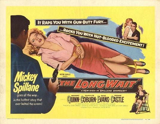 Lobby card for The Long Wait