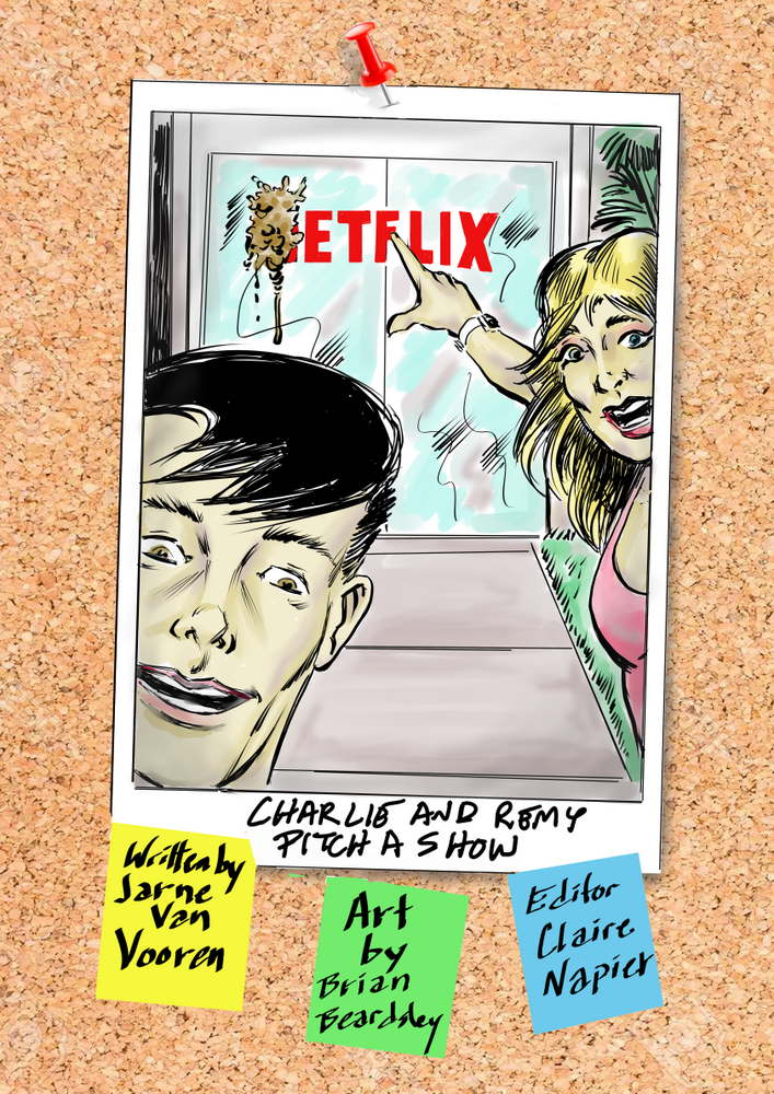 Charlie and Remy Pitch a Show Cover