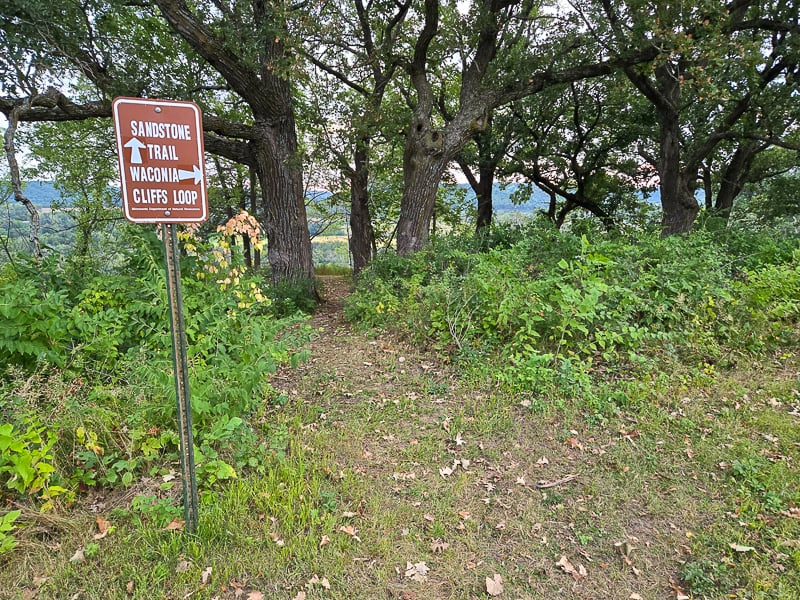 New signage has been added along the trails. And soon to come — updated park maps. / Photo by Pamela Miller