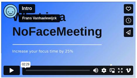Introduction to NoFaceMeeting.com
