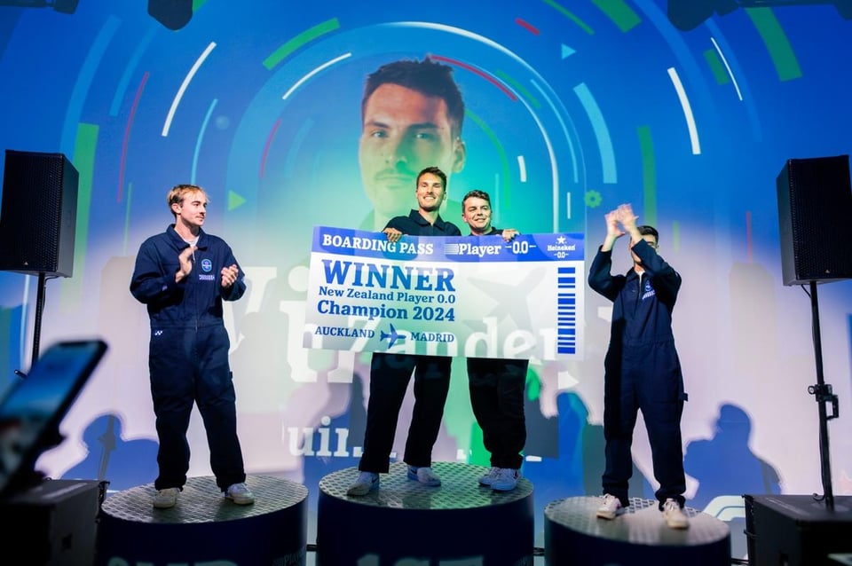 Heineken Player 0.0 NZ podium