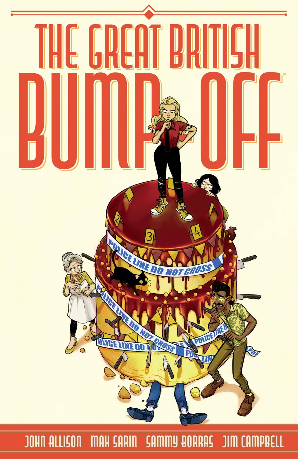 book cover for the comic the great British bump-off