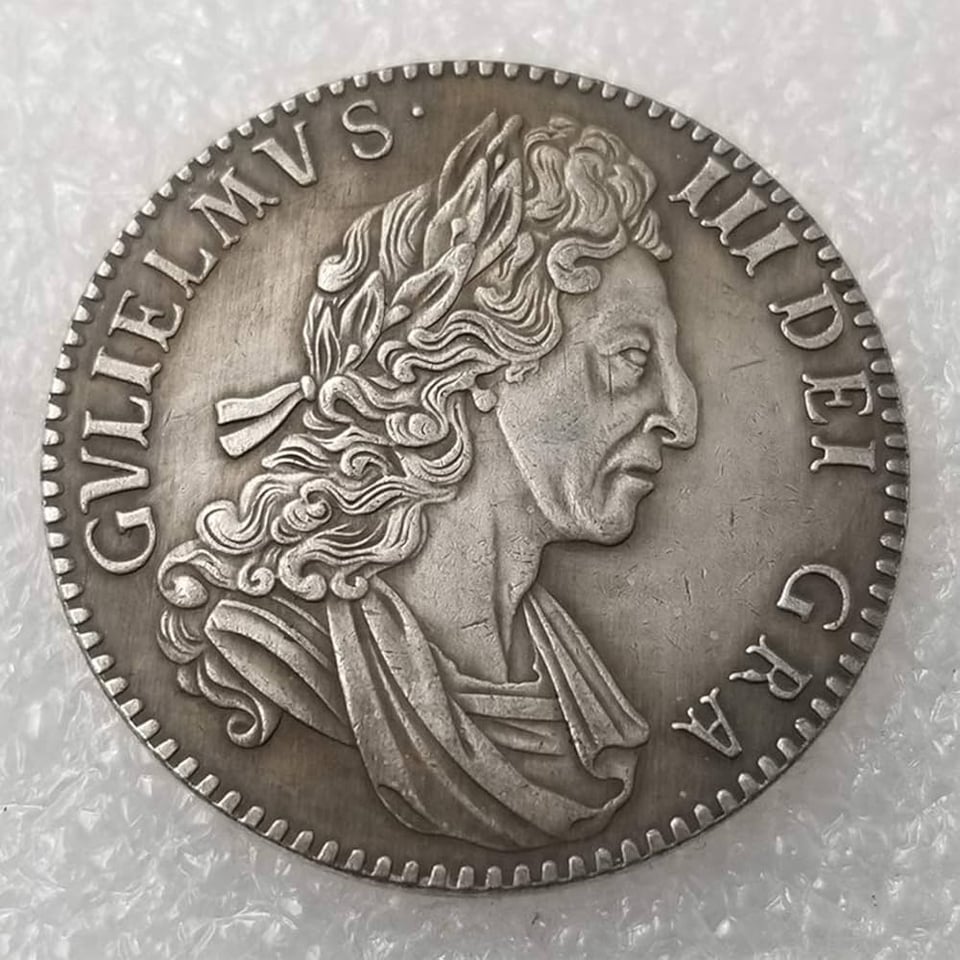 An old British shilling