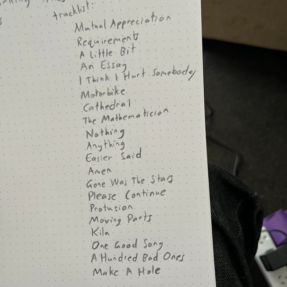 i am making a double album (kind of)