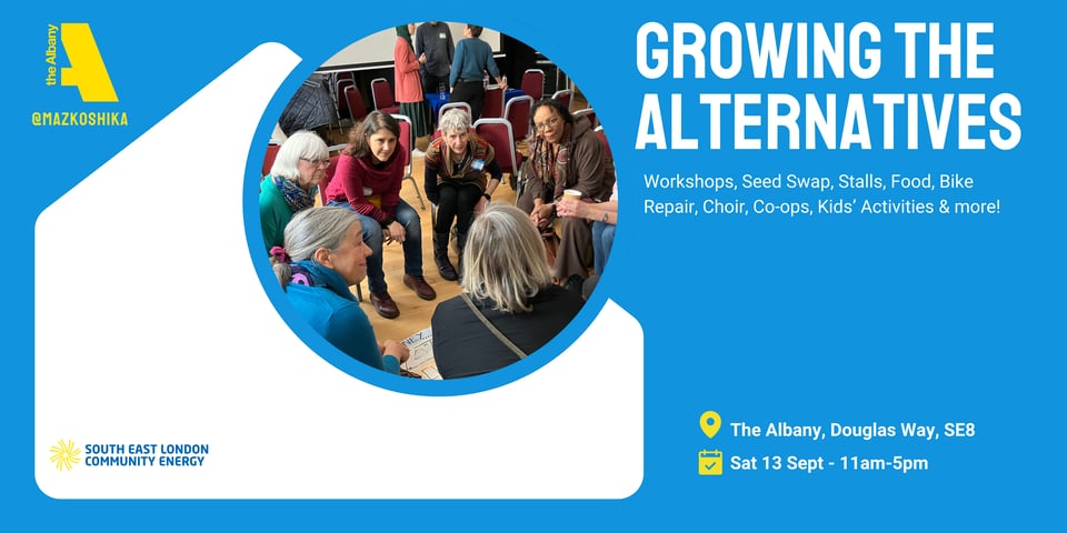 Growing the Alternatives on 13 September at the Albany