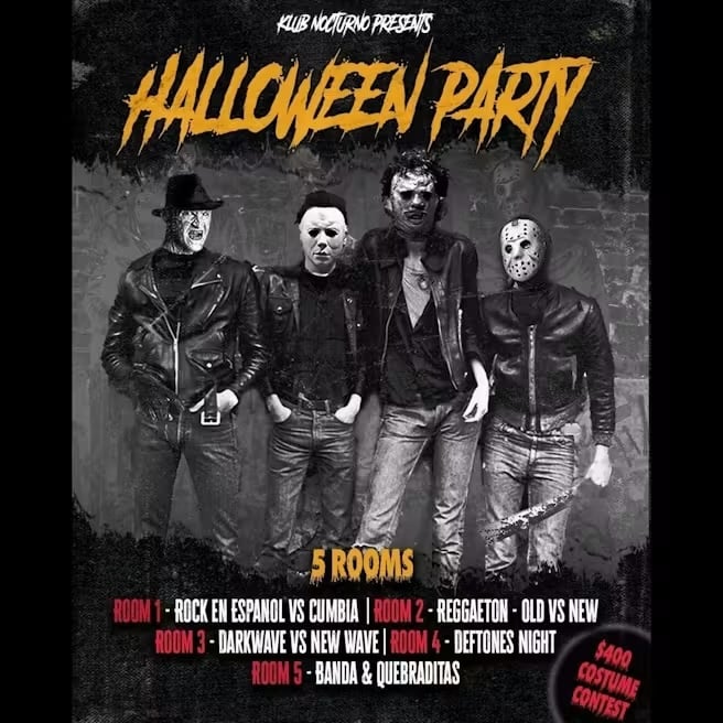 Klub Nocturno flyer November 1, 2025