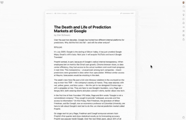 New in Lex: Train AI on any writing (like Instagram filters, for text) + Substack import
