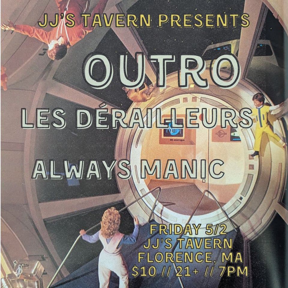 Outro show THIS FRIDAY at JJ's  