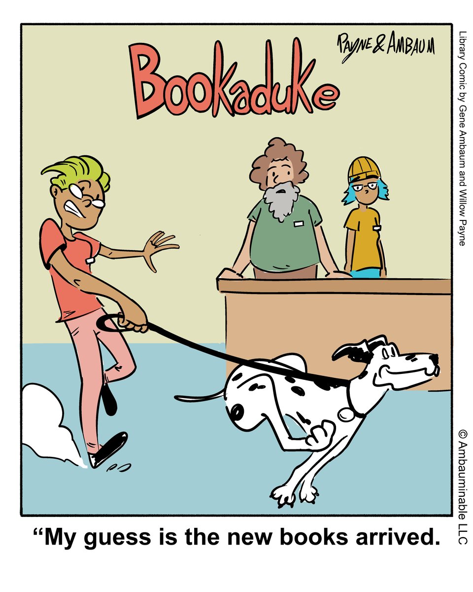 Library Comic: Bookaduke