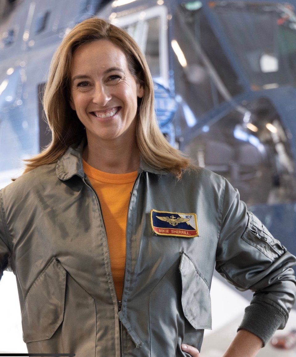 Mikie Sherrill military woman.
