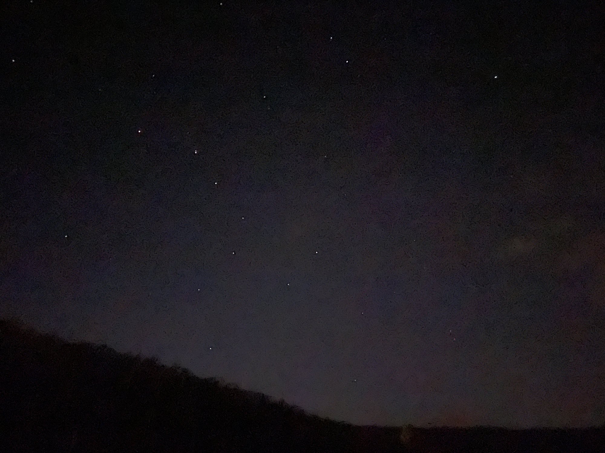 Big dipper constellation with the north star.