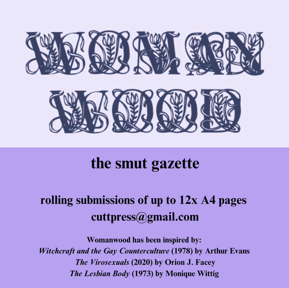 WOMANWOOD the smut gazette rolling submissions