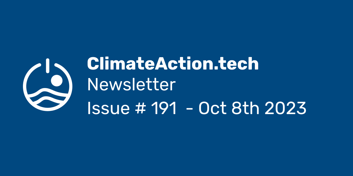 	🌍 CAT Newsletter #191 - 2023-10-08