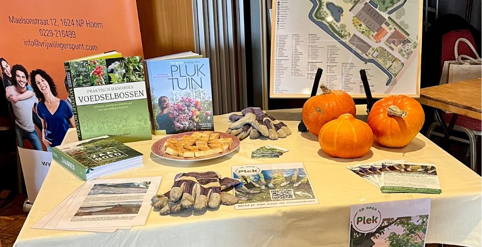 Kraampje tijdens vrijwilligersmarkt