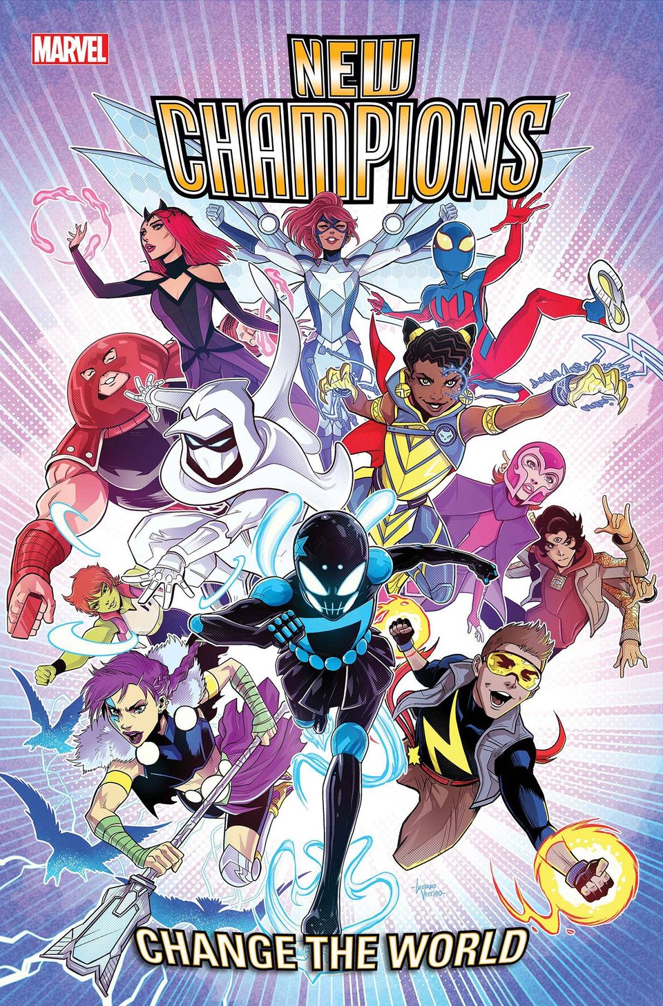 New Champions #1 Variant Cover Art by Luciano Vecchio