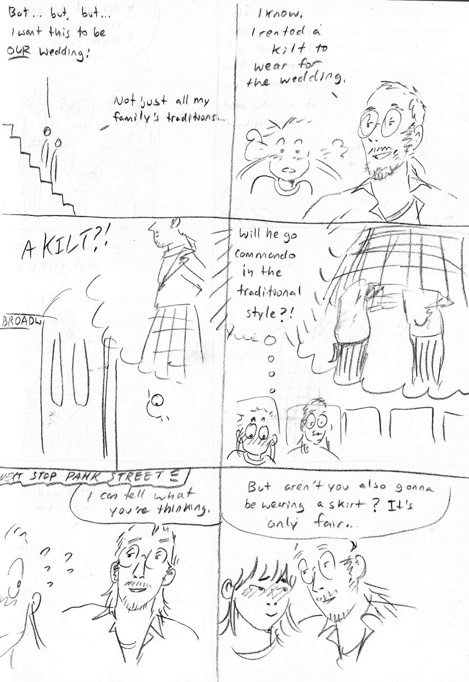To wear kilt commando or not...